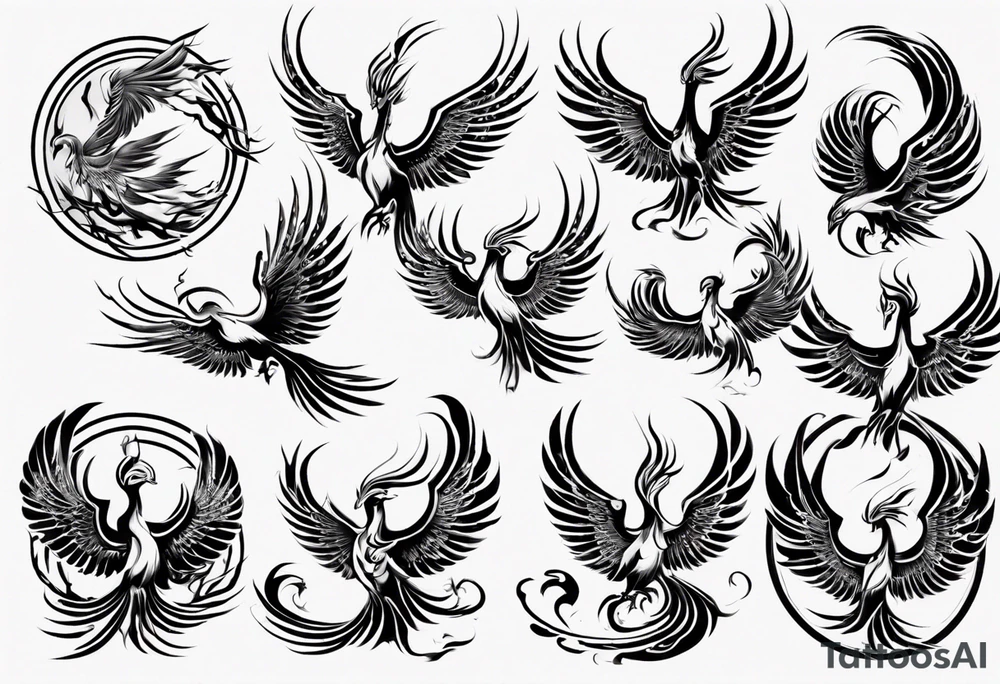 Phoenix tattoo idea