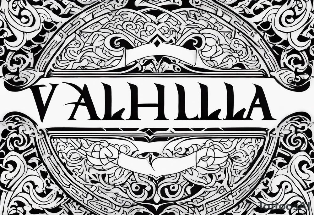 Valhalla tattoo idea