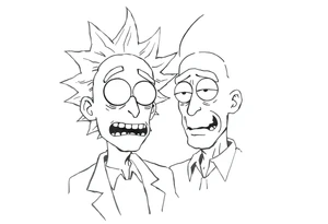 rick et morty tattoo idea