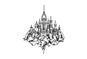 city of 
Atlantis tattoo idea