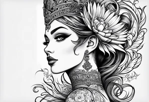The name victoria tattoo idea