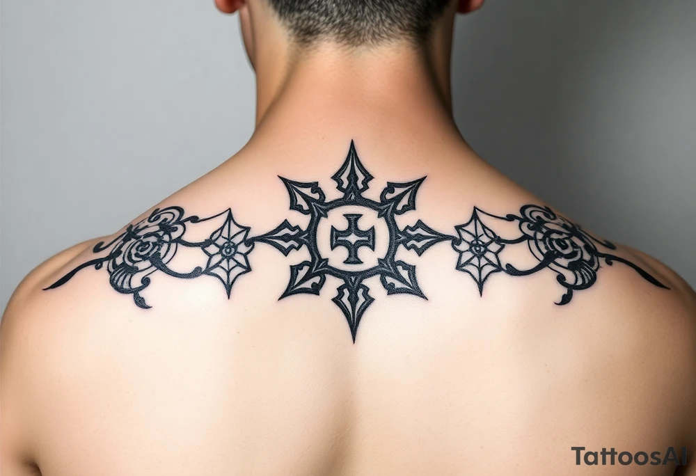 Thai symbols mystical tattoo idea