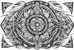 Native American Christianity tattoo idea