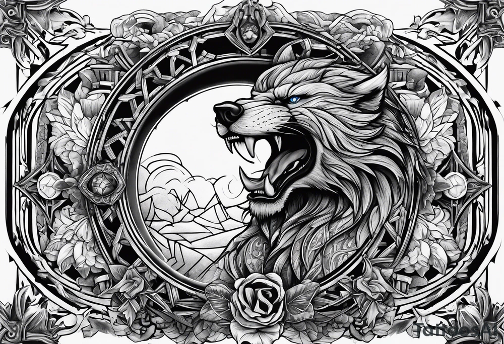 levi akerman battle vs beast tattoo idea