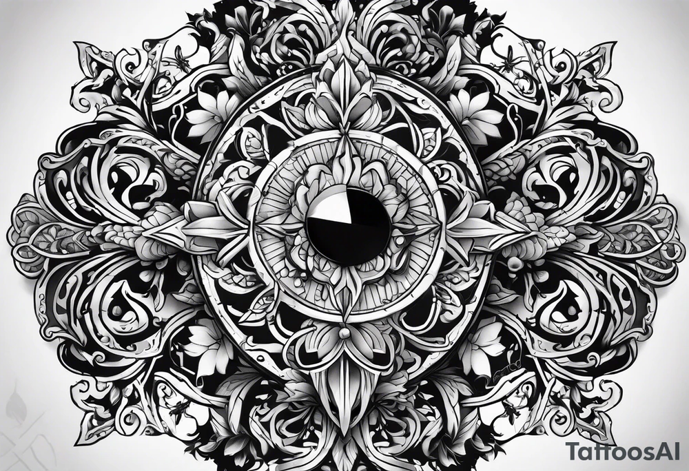 cross tattoo idea