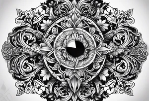 cross tattoo idea