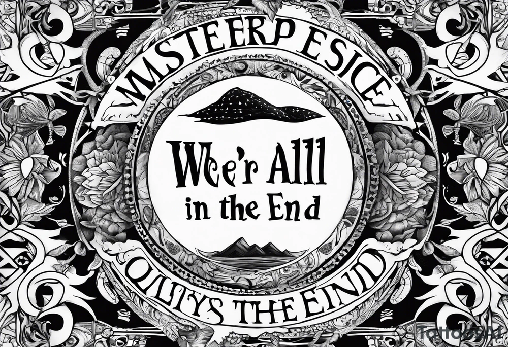 River songs diary from doctor who with the words "We're all stories in the end" tattoo idea