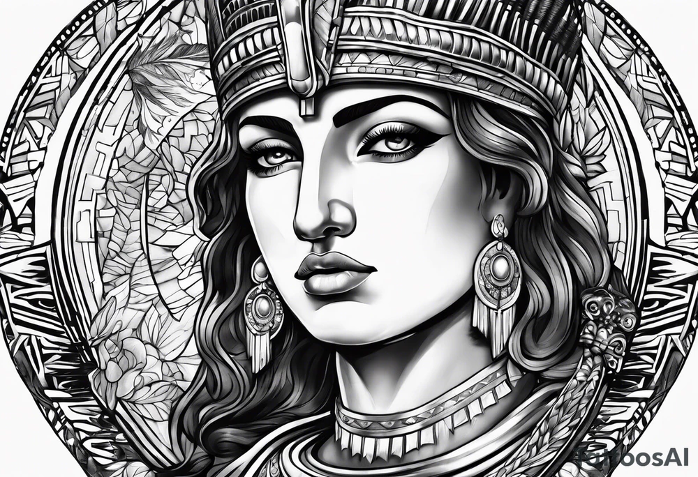 Alexander the Great & Cleopatra tattoo idea