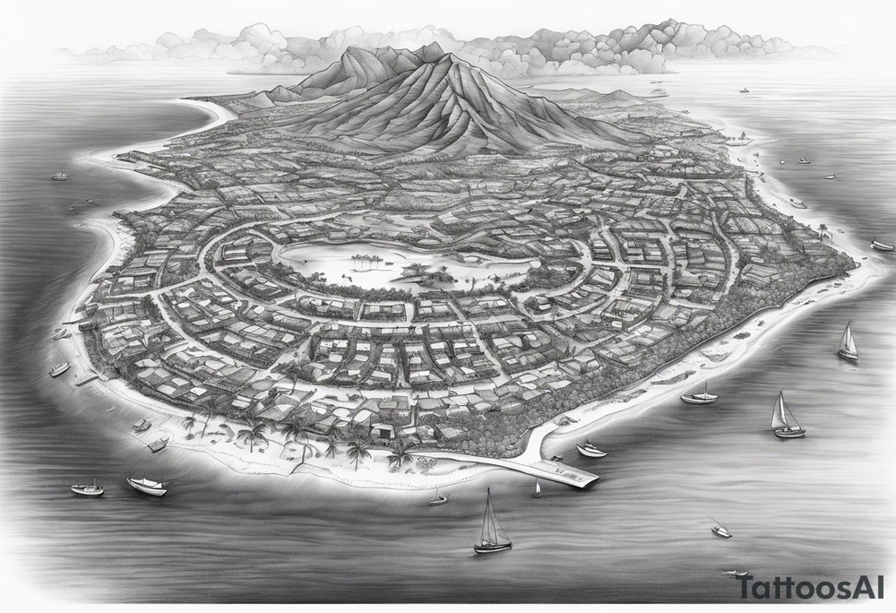 Aruba island tattoo idea