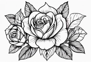 Zwei Rosen Stacheldraht tattoo idea