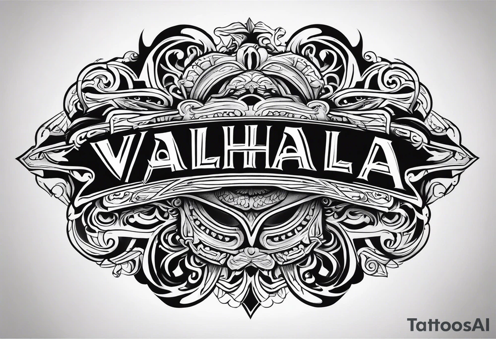 Valhalla tattoo idea