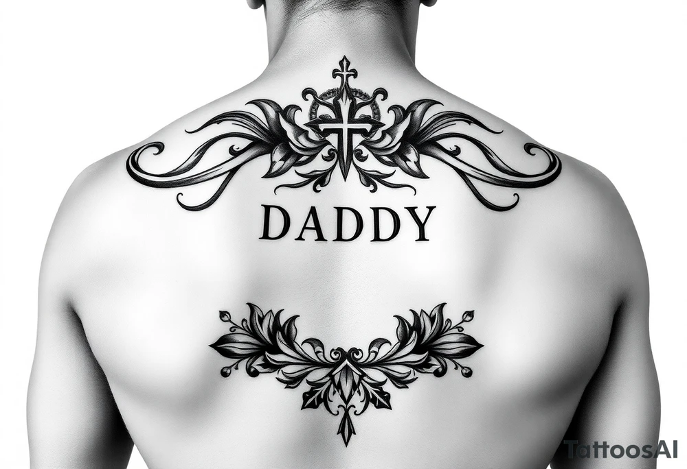 Casino memorial for Daddy tattoo idea