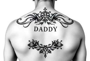 Casino memorial for Daddy tattoo idea