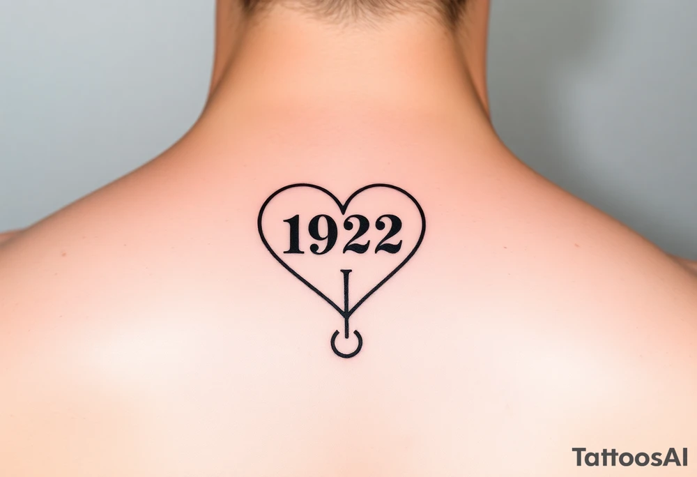 Heart with 192 in the middle and a L connected to the end of teh heart tattoo idea