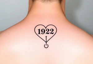 Heart with 192 in the middle and a L connected to the end of teh heart tattoo idea
