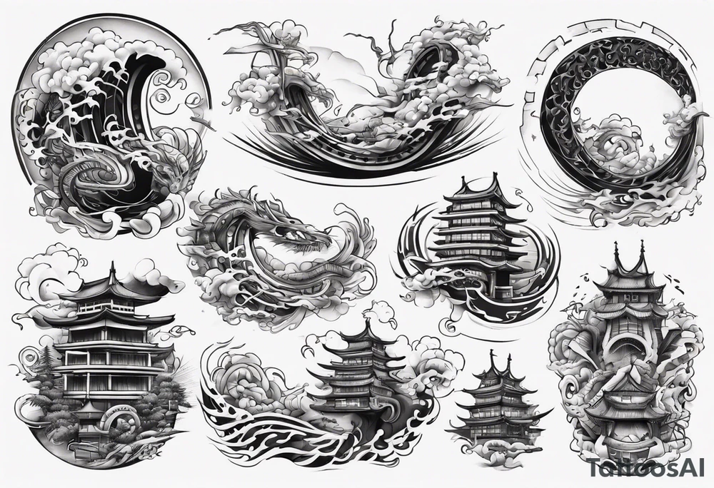 rollercoaster tattoo idea