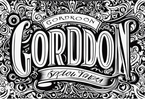 Gordon tattoo idea