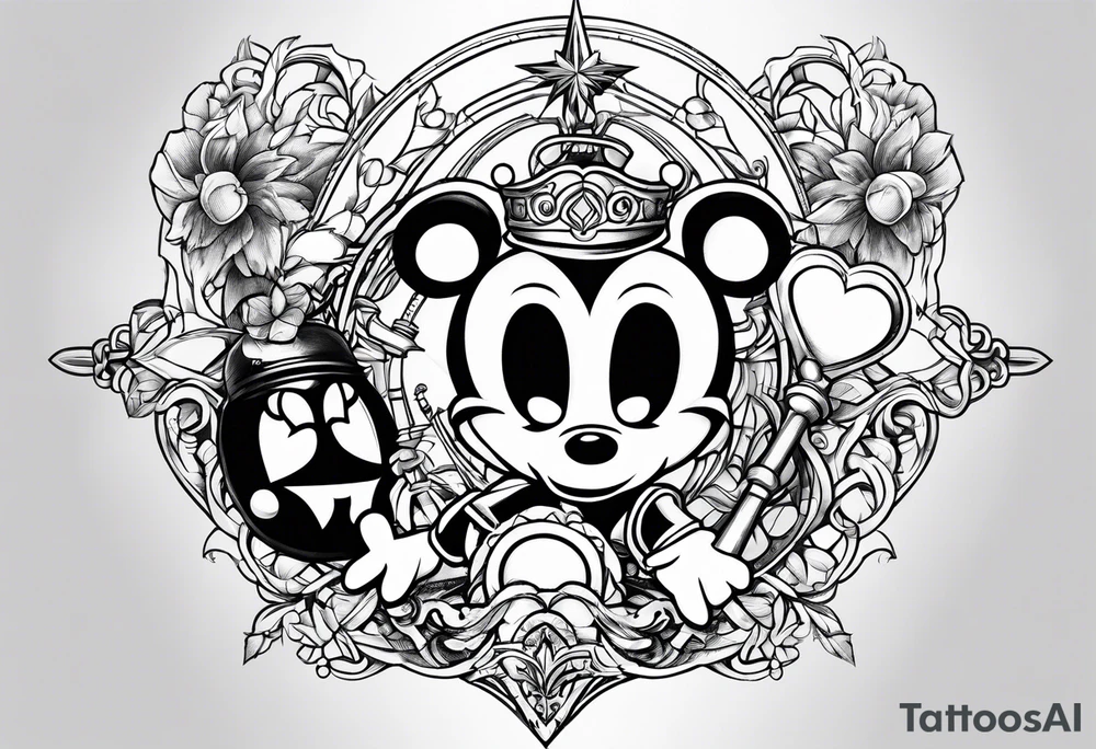 Kingdom hearts tattoo idea