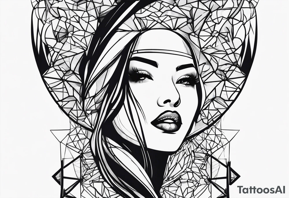 Badminton tattoo idea