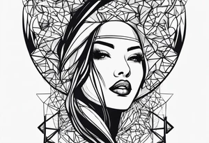 Badminton tattoo idea
