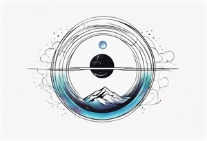 Wormhole events horizon tattoo idea