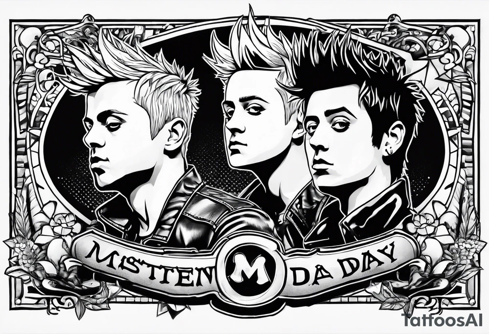 green day band tattoo tattoo idea