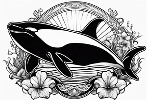 Orca tattoo idea