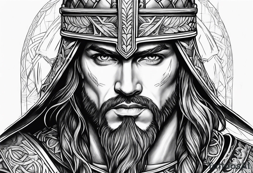 Warrior of Christ tattoo idea