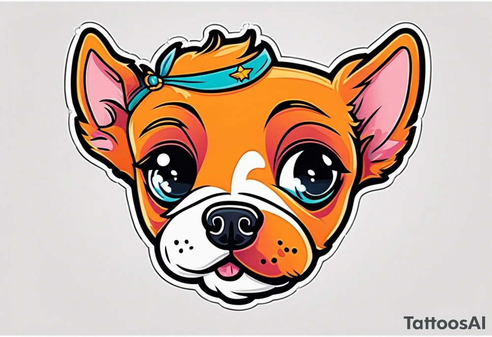 Clementine dog tattoo idea