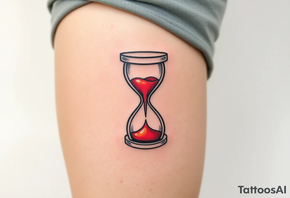 hourglass tattoo idea