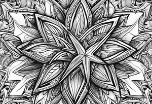 star fish
  pattern tattoo idea