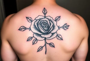 Tudor rose tattoo idea