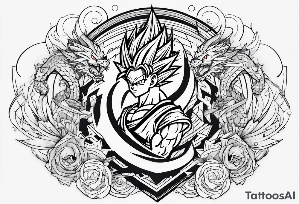 dragonball z tattoo idea