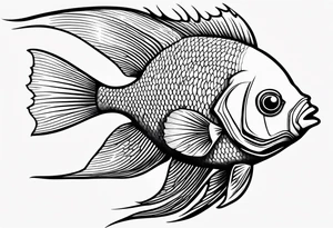 Angelfish tattoo idea