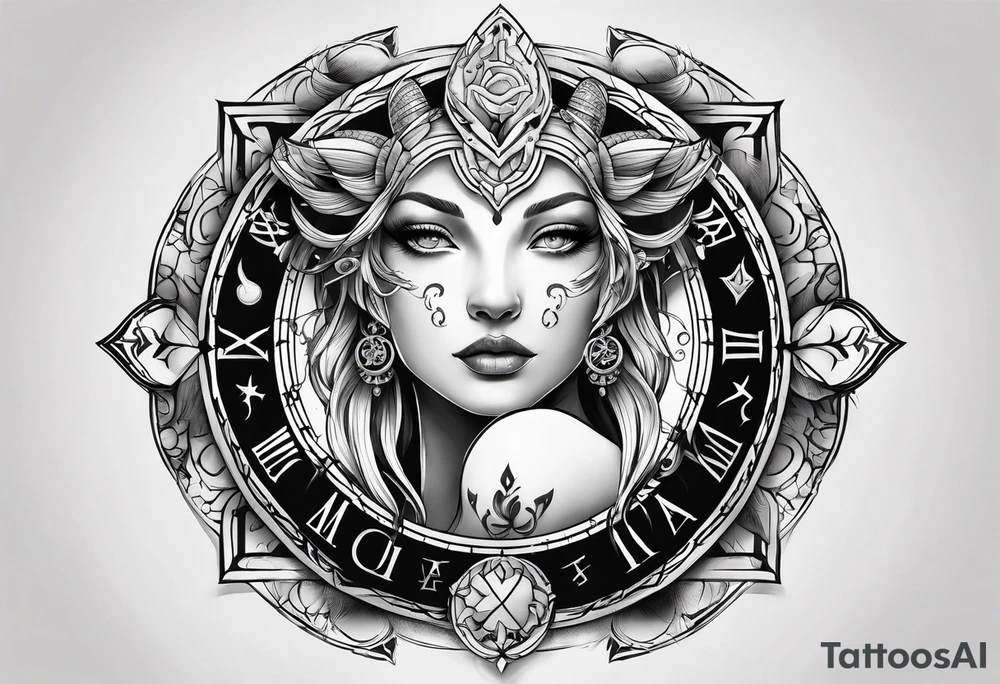 zodiac signs tattoo idea