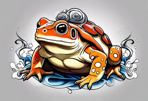 Naruto toad tattoo idea