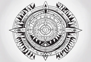 Native American Symbols tattoo idea