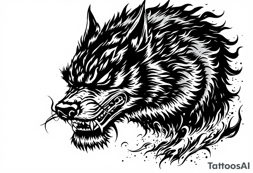 Japanese fu dog tattoo idea