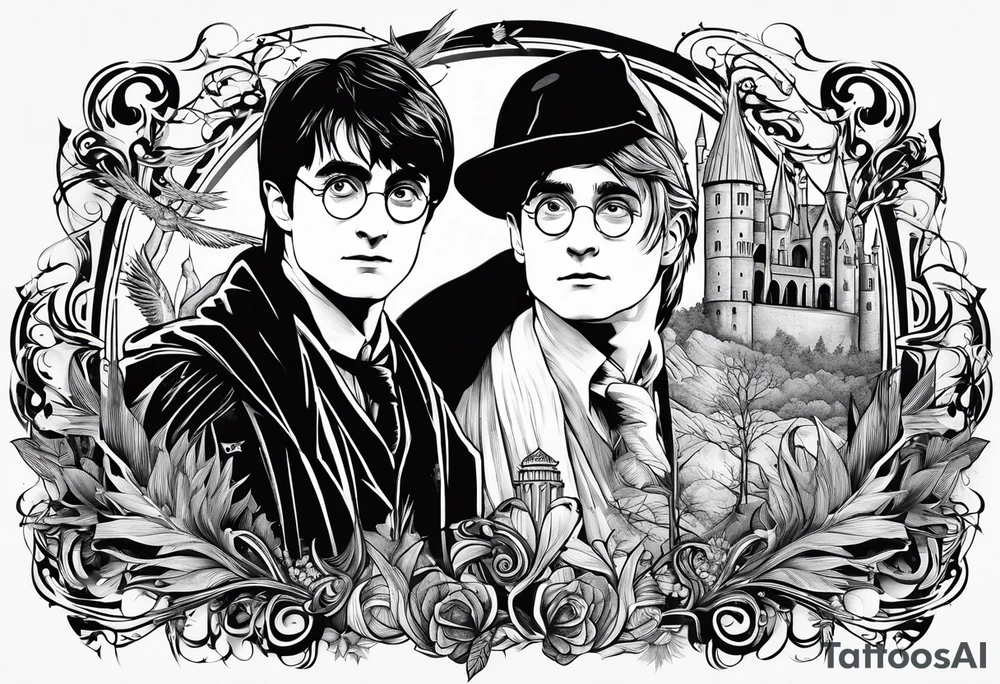 harry potter movies make it one item form all the moives tattoo idea