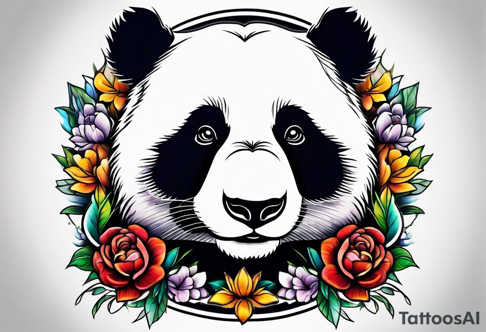 panda tattoo idea