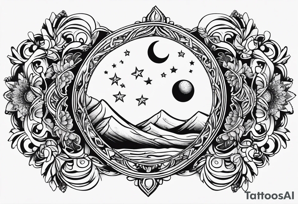 lower back dainty star and moon tattoo tattoo idea lower back dainty star and moon tattoo tattoo idea