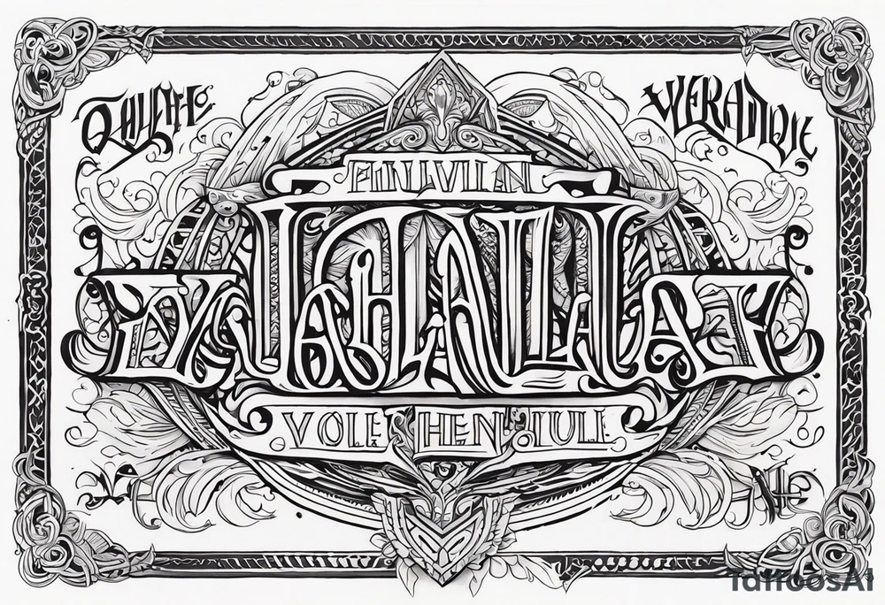 VALHALLA  poem tattoo idea