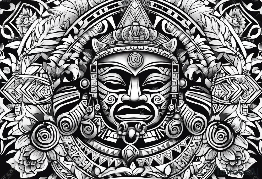 sleeve. Aztec tattoo idea