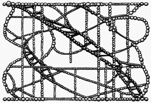 DNA double strand molecular view tattoo idea
