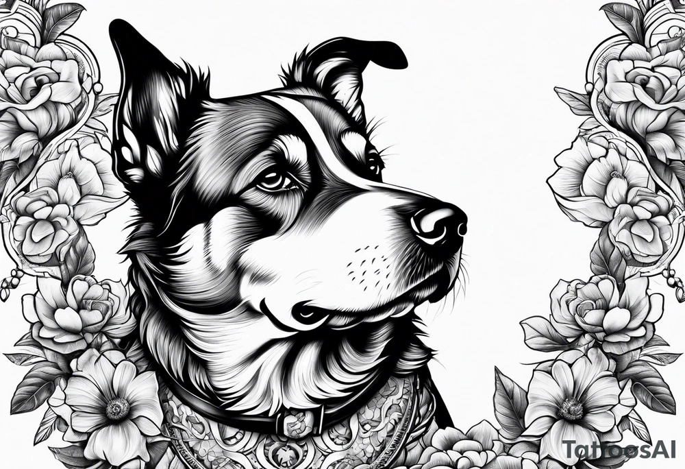 My dog tattoo idea