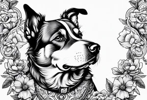 My dog tattoo idea
