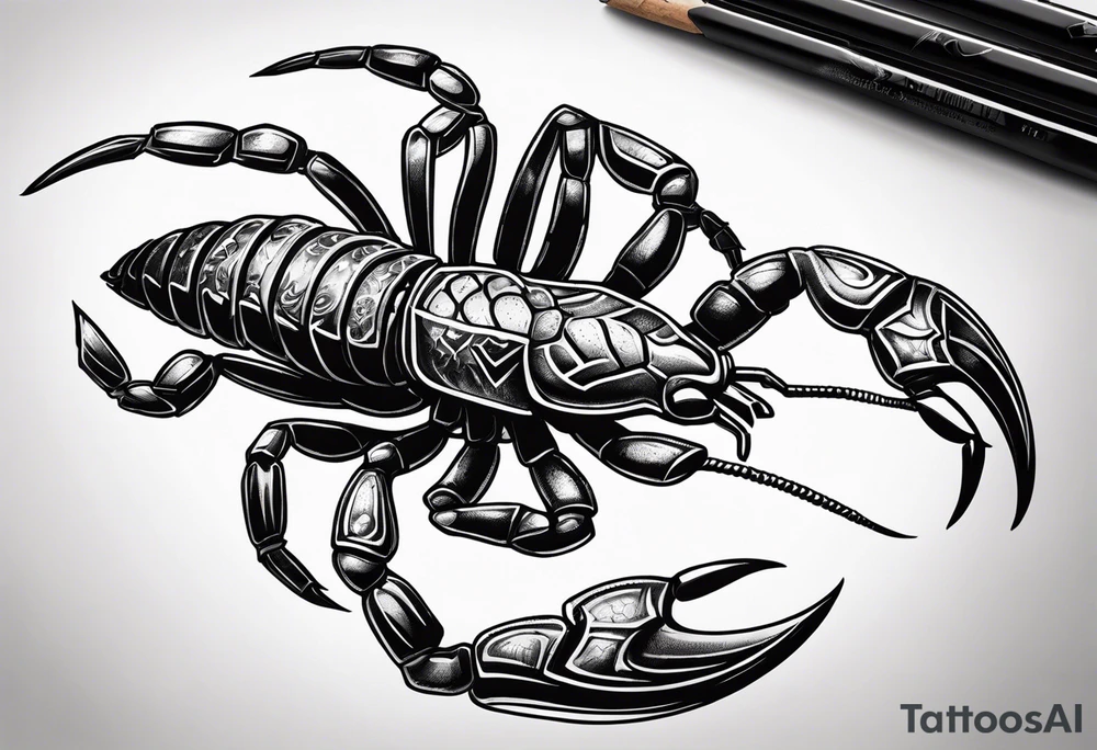 Scorpion tattoo idea