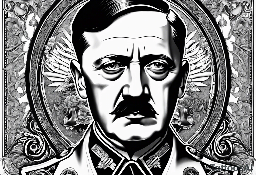 Adolp Hitler SS TOTEMKOPH tattoo idea