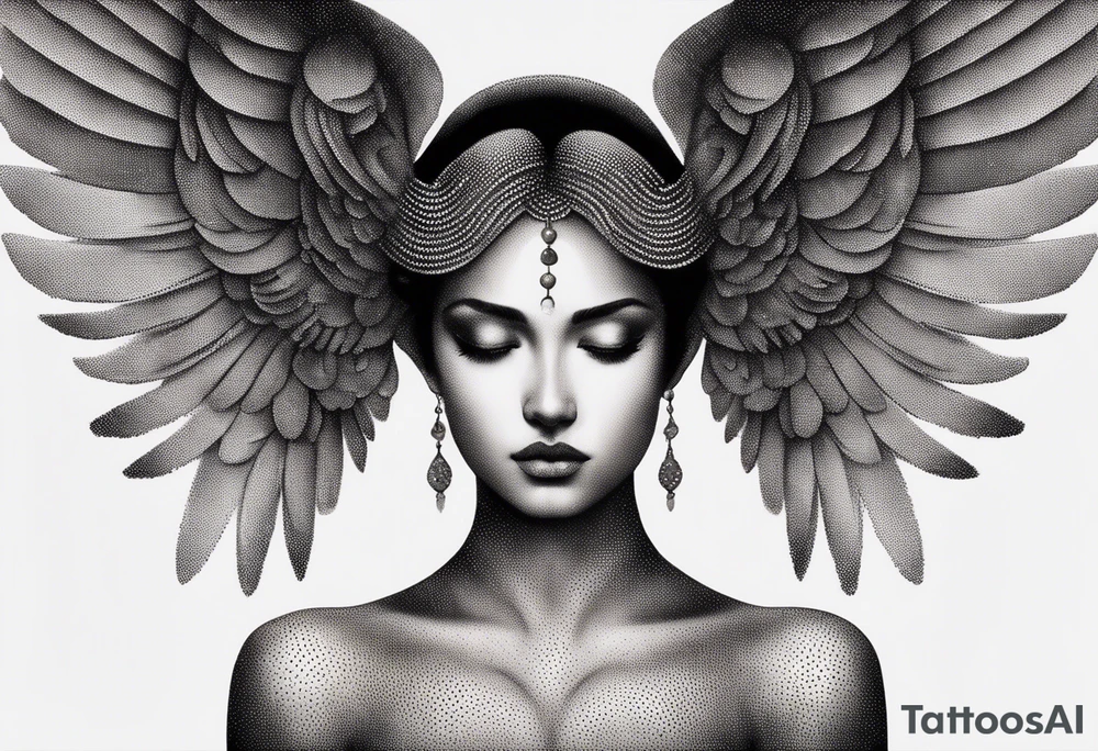 Angel tattoo idea