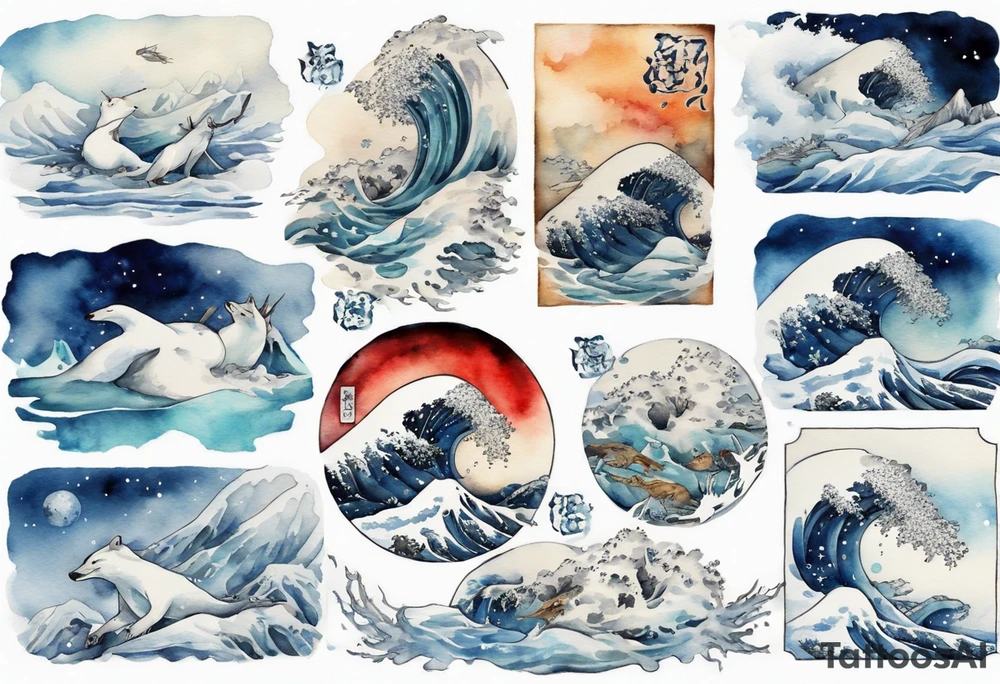 an in the arctic tattoo idea